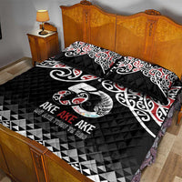 Kia Kaha Te Reo Maori Quilt Bed Set 50 Years Mo Ake Tonu Te Reo - Polynesian Pride