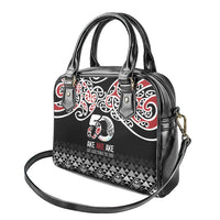 Kia Kaha Te Reo Maori Shoulder Handbag 50 Years Mo Ake Tonu Te Reo - Polynesian Pride