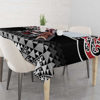 Kia Kaha Te Reo Maori Tablecloth 50 Years Mo Ake Tonu Te Reo - Polynesian Pride