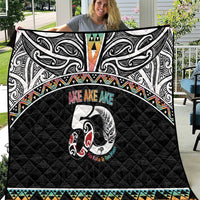 50 Years Kia Kaha Te Reo Maori Quilt Ake Ake Ake! - Polynesian Pride