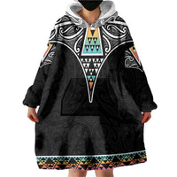 50 Years Kia Kaha Te Reo Maori Wearable Blanket Hoodie Ake Ake Ake! - Polynesian Pride