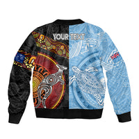 personalised-fiji-and-australia-sleeve-zip-bomber-jacket-masi-patterns-mix-aboriginal-art