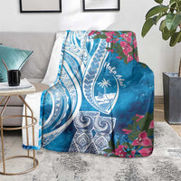 Hafa Adai Guam Blanket Crystal Waves