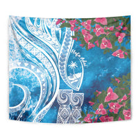 Hafa Adai Guam Tapestry Crystal Waves