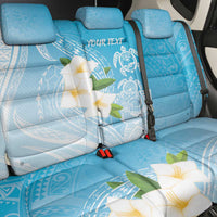 Personalized Guam Chamorro Back Car Seat Cover Turtles and Guasali Flowers