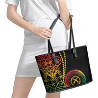 Proudly Ni-Van Sandroing Inspired Classic Style Leather Tote Bag LT7 - Polynesian Pride