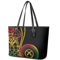 Proudly Ni-Van Sandroing Inspired Classic Style Leather Tote Bag LT7 - Polynesian Pride