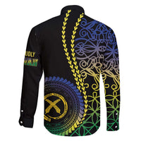 Proudly Ni-Van Sandroing Inspired Family Matching Off Shoulder Maxi Dress and Hawaiian Shirt Malampa Classic Style