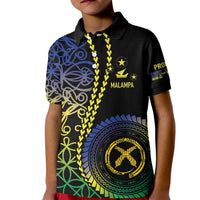 Proudly Ni-Van Sandroing Inspired Kid Polo Shirt Malampa Classic Style LT7 Kid Colorful - Polynesian Pride