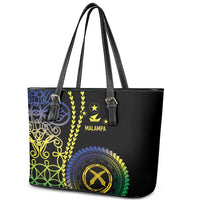 Proudly Ni-Van Sandroing Inspired Leather Tote Bag Malampa Classic Style LT7 - Polynesian Pride