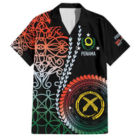 Proudly Ni-Van Sandroing Inspired Family Matching Puletasi and Hawaiian Shirt Penama Classic Style LT7 Dad's Shirt - Short Sleeve Colorful - Polynesian Pride