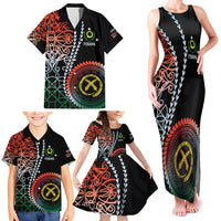 Proudly Ni-Van Sandroing Inspired Family Matching Tank Maxi Dress and Hawaiian Shirt Penama Classic Style