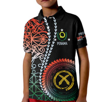 Proudly Ni-Van Sandroing Inspired Kid Polo Shirt Penama Classic Style LT7 Kid Colorful - Polynesian Pride