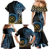 Proudly Ni-Van Sandroing Inspired Family Matching Mermaid Dress and Hawaiian Shirt Sanma Classic Style