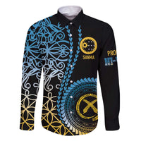 Proudly Ni-Van Sandroing Inspired Family Matching Off The Shoulder Long Sleeve Dress and Hawaiian Shirt Sanma Classic Style