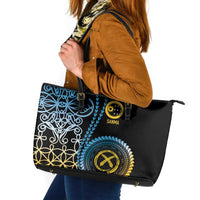 Proudly Ni-Van Sandroing Inspired Leather Tote Bag Sanma Classic Style LT7 Colorful - Polynesian Pride