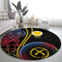 Proudly Ni-Van Sandroing Inspired Round Carpet Shefa Classic Style