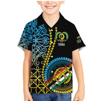 Proudly Ni-Van Sandroing Inspired Family Matching Mermaid Dress and Hawaiian Shirt Torba Classic Style LT7 Son's Shirt Colorful - Polynesian Pride