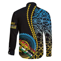 Proudly Ni-Van Sandroing Inspired Family Matching Summer Maxi Dress and Hawaiian Shirt Torba Classic Style LT7 - Polynesian Pride
