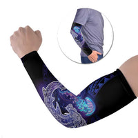 Polynesian Aumakua Arm Sleeves Jellyfish with Shark - Polynesian Pride