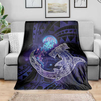 Polynesian Aumakua Blanket Jellyfish with Shark - Polynesian Pride