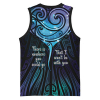 Aotearoa Maori Te Whai Rahi Basketball Jersey Tala - Nowhere You Could Go That I Won't Be With You - Polynesian Pride