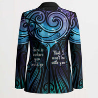 Aotearoa Maori Te Whai Rahi Blazer Tala - Nowhere You Could Go That I Won't Be With You - Polynesian Pride
