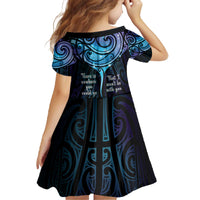 Aotearoa Maori Te Whai Rahi Family Matching Off The Shoulder Long Sleeve Dress and Hawaiian Shirt Tala - Nowhere You Could Go That I Won't Be With You - Polynesian Pride