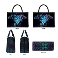 Aotearoa Maori Te Whai Rahi Leather Bag Tala - Nowhere You Could Go That I Won't Be With You - Polynesian Pride