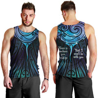 Aotearoa Maori Te Whai Rahi Men Tank Top Tala - Nowhere You Could Go That I Won't Be With You - Polynesian Pride