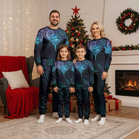 Aotearoa Maori Te Whai Rahi Christmas Pajama Set Tala - Nowhere You Could Go That I Won't Be With You - Polynesian Pride