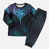 Aotearoa Maori Te Whai Rahi Christmas Pajama Set Tala - Nowhere You Could Go That I Won't Be With You - Polynesian Pride