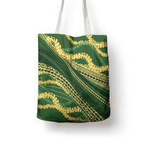 Polynesian Puakeniken Pikake Twisted Lei Tote Bag Emerald LT7 - Polynesian Pride
