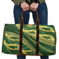 Polynesian Puakeniken Pikake Twisted Lei Travel Bag Emerald LT7 Emerald - Polynesian Pride