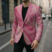 Polynesian Puakeniken Pikake Twisted Lei Blazer Rose Pink - Polynesian Pride