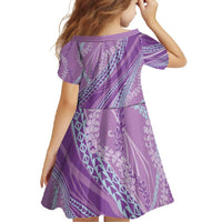 Polynesian Puakeniken Pikake Twisted Lei Family Matching Off Shoulder Maxi Dress and Hawaiian Shirt Amethys - Polynesian Pride