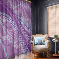 Polynesian Puakeniken Pikake Twisted Lei Window Curtain Amethys - Polynesian Pride