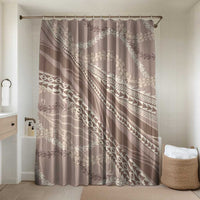 Polynesian Puakeniken Pikake Twisted Lei Bathroom Set Beige - Polynesian Pride