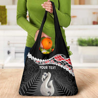 Personalised New Zealand Maori Grocery Bag Manaia Mix Koru