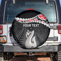 Personalised New Zealand Maori Spare Tire Cover Manaia Mix Koru LT7 - Polynesian Pride
