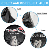 Personalised New Zealand Maori Spare Tire Cover Manaia Mix Koru LT7 - Polynesian Pride