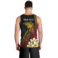 Personalized Papua New Guinea Men Tank Top Kundu Drum Carving Motifs