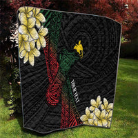 Personalized Papua New Guinea Quilt Kundu Drum Motifs - Sepik Colors