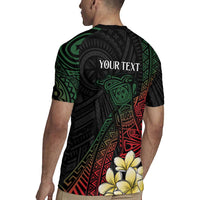 Personalized Papua New Guinea Rugby Jersey Kundu Drum Motifs - Sepik Colors
