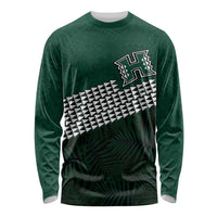 Hawaii Rainbow Warriors Alumni Custom Long Sleeve Shirt Kanaka Arrows Tropical Vibes