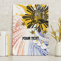 Philippines Independence Day Canvas Wall Art Eagle Mix Filipino Flag Tribal Style