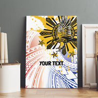 Philippines Independence Day Canvas Wall Art Eagle Mix Filipino Flag Tribal Style
