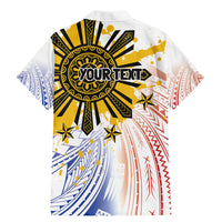 Philippines Independence Day Family Matching Mermaid Dress and Hawaiian Shirt Eagle Mix Filipino Flag Tribal Style