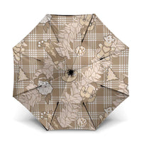 Khaki Palaka Hawaii Cowboy Christmas Umbrella Paniolo Mix Maile Lei - Polynesian Pride