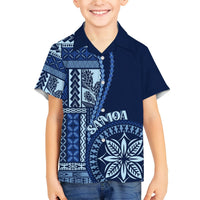 Samoa Siapo Motif Hawaiian Shirt Classic Style - Bue Ver LT7 - Polynesian Pride